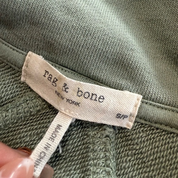 RAG AND BONE City Half Zip Terry Pullover - Picture 7 of 12